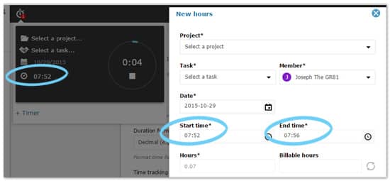 Time tracking made easy