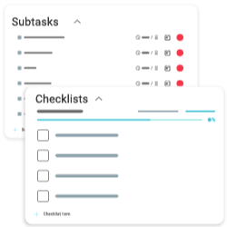 subtasks and checklists