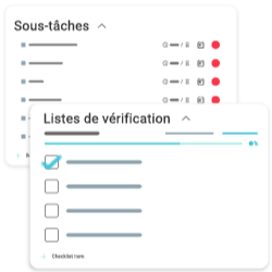 Créez des sous-tâches et des listes