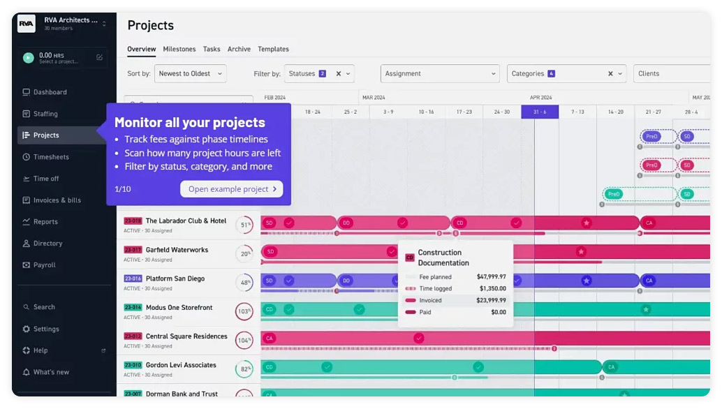 Top 10 Project Management Software Solutions for Architects